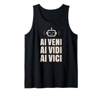 AI Veni Vidi Vici Robot Tech Conqueror Tank Top