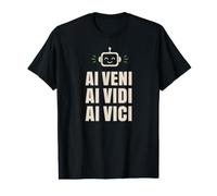 AI Veni Vidi Vici Robot Tech Conqueror Value Graphic T-Shirt