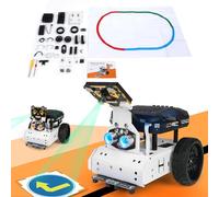 AI Vision Robot Car Kit, Smart Obstacle Avoidance Robot Car with HD Camera, Support Scratch Python Graphical Programming for Beginners Teens