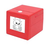 AI Voice Control Thermal Sticker Printer Box, Portable Mini Printer for Crafts Travel, Inkless Printing Design