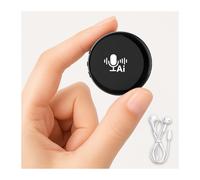 AI Voice Recorder - 32GB Round Digital Audio Recorder with App Control
