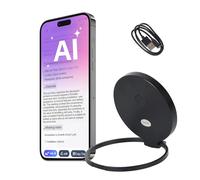 AI Voice Recorder, 64GB Voice Recorder with Magnetic Stand, AI Transcribe, Mind-Map and Summarize via App, Support 189 Languages, Portable Digital Recorder for Lectures Meetings Calls