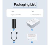 AI Voice Recorder 64GB with ChatGPT Integration and App Control - Real Time Transcription and Translation for 60 Languages - Compatible with iOS and Android - 70 Hour Recording (64G)