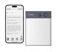 Ai Voice Recorder, Note Transcriber to Text with Chatgpt, App Control, Support 68 Languages, 64GB Ai Note Taker for Lectures, Meetings, Phone Calls, Magnetic (Gray)