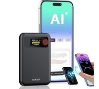 AI Voice Recorder with Transcribe Summarize: Note Voice Recorder with APP Control, 30H Continuous Recording, 64GB Memory Support 100+ Languages