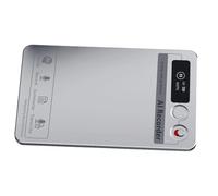 AI Voice Recorder with Transcription, Voice to Text, Meeting Notes, AI Assistant for Many Languages, Dual Mic Noise Reduction, Card Sized, One Key Recording, 32 GB Storage, Silver Gray