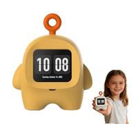 AI Voice Robot - Early Learning Interactive AI Buddy with Voice Control, 1200mAh Long Battery Ergonomic Space Bean Design, ABS Durable Smart Tutor for English, Story, Encyclopedia (Yellow)