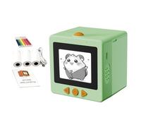 AI Voice Stickers Printer | Sticker Maker | Sticker Box with Display | Create a Stickers Machine with 3 Paper Rolls and 5 Pens | Mini Bubble Stick-er Maker for DIY, Diary, Photos, Study Notes (A)