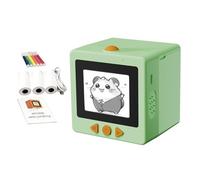 AI Voice Stickers Printer | Sticker Maker | Sticker Box with Display | Create a Stickers Machine with 3 Paper Rolls and 5 Pens | Mini Bubble Stick-er Maker for DIY, Diary, Photos, Study Notes