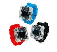AI Voice Watch Electronic Kit Speech Recognition Development Board With 0.96" For Oled Screen, DIY Programmable Module For Voice Training And Custom Dialogue Programming Projects(Blue)