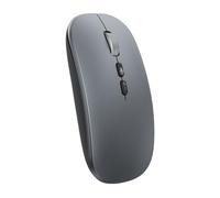 AI Voice Wireless Game Mouse, Dual Mode BT5.0 & 2.4 GHz, Voice Typing, Translation, Search, Rechargeable, 12000 DPI, Silent Cordless Mouse for Laptop, Windows, Mac OS (Classic, Dark Grey)