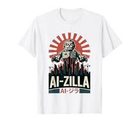 AI-Zilla Kaiju Art Robot Monster Teacher Humor T-Shirt
