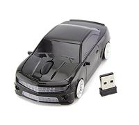 Ai5G for CL Car Mouse Wireless Sport Car Shape Mouse Laptop Desktop Computer Mouse Optical Mice with 2.4GHz Nano USB LED Headlight (Black)