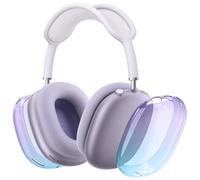 Aiaabq Case Cover for AirPods Max Headphones（2024/2020,Sparkling ColorfulClear Soft TPU Skin Anti-Scratch,Transparent Accessories Ultra Protective Cover for AirPods Max.