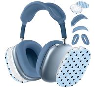 Aiaabq Case Cover for AirPods Max Headphones,Anti-Scratch Ear Pad Case Cover/Ear Cups Cover/Headband Cover/Top Pad Protector,for AirPods Max. Clear Soft TPU and Silicone,Skin Scratch Proof.