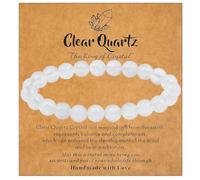 AIAIDIDIY Handmade Natural Jade Crystal Bracelet for Women, Beaded Anxiety Healing Jewelry with Smooth Finish, Versatile Daily Wear for Mind Balance