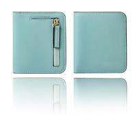 Aiailikill 1 Slim Wallet, RFID Blocking Card Holder for Women, Durable PU Leather Credit Card Holder with 6 Card Slots & Zip Pocket - Compact & Stylish Bifold Design for Daily Use