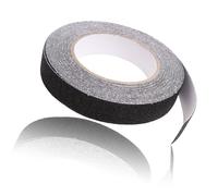 Aiailikill Black Carpet Tape, Anti-Slip Weatherproof Floor Tape for Elderly/Children/Pets, Waterproof Self-Adhesive Safety Barrier Tape for Wood/Marble/Tile/Metal Surfaces