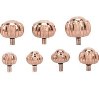 AIAMEWYT 7 Rose Gold-Tone Alloy Watch Crowns, Assorted Sizes 4.0-7.0mm