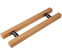 AIAMEWYT Pull Door Handle Barn Door Handles Pull for Glass Doors Double Side Handle Hardware Handles Garages Cabinet Kitchen Handles Door Handlesets Hardw (1 Square)