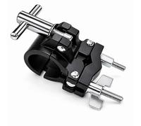 AIAS Drum Rack Multi Clamp Black, Adjustable Drum Hardware Connector for Rack Tubes, Cymbal Arms, Tom Arms and Percussion Mounting Rods 5/8 Inch to 1-1/4 Inch
