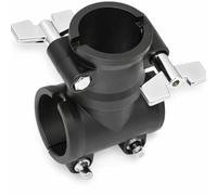 AIAS Drum Rack T Clamp (Black) 1.5 Inch 90 Degree Connector for Percussion Mounting System