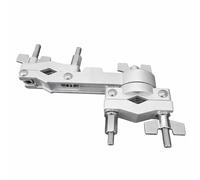 AIAS Rotating Multi Clamp for Drums - Universal Drum Mount for Toms, Accessory Arms & Hardware, Adjustable 5/8" to 1-1/4" Diameter, Durable Percussion Clamp for stands