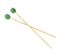 AIAS Vibraphone Mallets Green Wrapped Heads with Maple Shafts Clear Articulation 16 Inch Pair