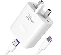 AIAUXAI 35W Charger with 1M USBC Cable for Honor 400Lite 600 Pad X9a X7 X6b