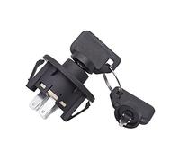 AIB2C Ignition Switch, 3 Position, Key Actuator, OFF-NONE-ON Operation, Black