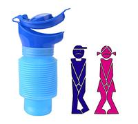 AIBAOBAO Emergency Urinal, 750ML Shrinkable Urinal, Male Female Portable Mobile Toilet Potty Pee Urine Bottle, Outdoor Travel Personal Mobile Toilet for Kids, Adult, Ladies, Traffic Jam, Camping