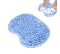 AIBAOBAO Foot Scrubber for Shower, Non-Slip Suction Cups, Wall Mounted Back Scrubber, Exfoliating Feet Massager Spa Improves Circulation, Relieves Tiredness and Detoxification, 28.5 x 20.5 cm, Blue