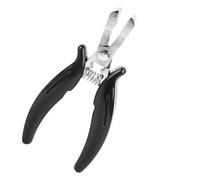 AIBAOBAO Professional Hair Extension Pliers - Multi-Function Micro/Nano Ring Opener & Removal Tool, Fusion Bond Crusher for Making Keratin U-Tip, Anti-Slip Handles for Salon Styling Tongs