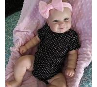 AIBAOLIAN 22 inch 55cm Reborn Baby Dolls Silicone Reborn Baby Doll Toddler Lifelike Real Newborn Toddler Dolls Best Gift for Age3+
