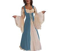 Aibaowedding renaissance dress women medieval dress halloween costume for women(FB,S/M)
