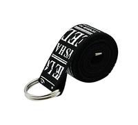 AIBEARTY Canvas Web Double D Ring Plaid Belt Silver Buckle Long Waistband for Women Men Teens, Letter Black, One Size