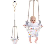 AiBeeYou Baby Gate Bridge, 6-24 Months, Light Grey, with Adjustable Strap and Comfortable Seat, Easy to Assemble and Store