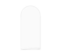 AIBIIN 2.6x6ft White Arch Backdrop Cover Solid Colour Photography Background for Wedding Ceremony Birthday Party Baby Shower Banquet Decoration Photo Props Decor Supplies