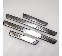 AIBINGBH Car Door Sill Protector Strips, Stainless Steel Threshold for Kia EV6 GT-line 2022-2023, 4 pcs Car Door Sill Protector Accessories Car Body Styling Decoration Accessory,B