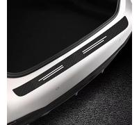 AIBINGBH Car Rear Bumper Protector for Opel Vectra Vauxhall Vivaro meriva Insignia Crossland X Corsa Astra Antara Sticker, Rear Boot Guard Cover Strip Protection Accessories,104 cm x 9 cm