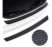 AIBINGBH Car Rear Bumper Protector Strip for Mercedes CLA X118 Shooting Break 2019-2025, Carbon Fiber, Black, 1 mm Thick, Bumper