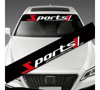 AIBINGBH Car Windshield Stickers for Citroen C4 I Grand Picasso 2010-2013, Decorative Stickers for the Windshield Sunshade Strip, Self-adhesive