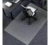 AiBOB Office Chair Mat for Carpet, 32" x 48" Heavy Duty Computer Desk Chair Mats for Carpeted Floors, Easy Chair Movement Hard Clear Carpet Chair Mats, Ship Flat