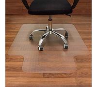 AiBOB Office Chair Mat for Hardwood Floor, 36 X 48 inches, Hard Floor Chair Mats Under Computer Desk, Easy Glide for Rolling Chairs, No Curling