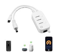 AIBOO Smart LED WiFi Controller for Single Color Dimmale Puck Lights, 15 Keys IR Remote Control Kit Compatible with Alexa & Google Assistant & IFTTT, Working with iOS Or Android Smartphone