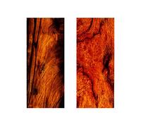 Aibote 1 Pair Desert Ironwood Wood Knife Handle Scales Slabs Sword Handles Grips Knives Custom DIY Material Tool for Blank Blades-4.72"x1.57"x0.39"(Each is Unique)