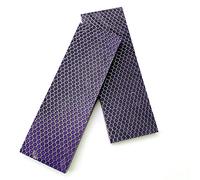 Aibote 1 Pair Diamond Honeycomb Pattern Resin Knife Handle Scales Handles Slabs Knives Custom DIY Material Tools for Blank Blades Jewelry Making (Purple,120X40X8MM)
