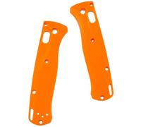 Aibote 1 Pair G10 Handle Scales Replacement Grips Designed for Benchmade Bugout 535 DIY Tool Handles Patch (Orange)
