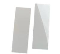 Aibote 1 Pair Imitation Ivory White Color Micarta Knife Handle Scales Slabs Knives Custom DIY Tool Material for Knife Making Blank Blades(120X40X6MM)