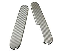 Aibote 1 Pair Titanium Alloy Handle Scales Handles Patch DIY Tool Replacement Grips Fit for 91mm Victorinox Swiss Army knife (B)